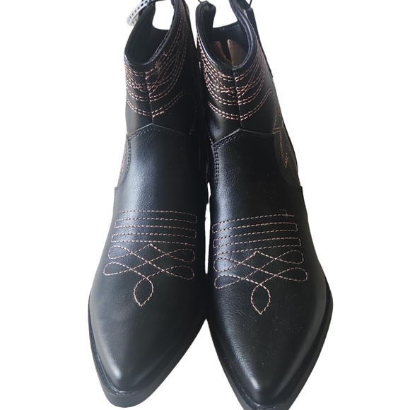 Indigo Rd Iradikan Consrasting Stitch Pink Embroidered Western Boots Size 5.5 M - Picture 15 of 16